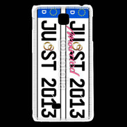Coque LG F5 Plaque Just maried