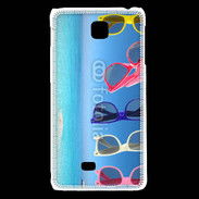Coque LG F5 Lunettes en vacances