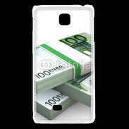Coque LG F5 Liasse de billets 100 €