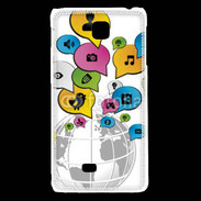 Coque LG F5 Réseau social 2