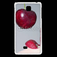 Coque LG F5 Cerise et bouche 3