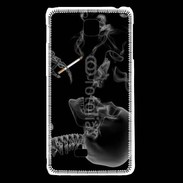 Coque LG F5 Squelette fumeur