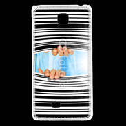 Coque LG F5 Code barre ensoleillé