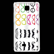 Coque LG F5 Lunette et moustache 5