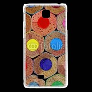 Coque LG F5 Art crayon de couleur