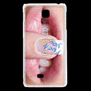 Coque LG F5 Fuck you 5