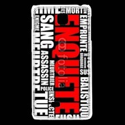 Coque LG F5 Enquête de police