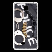 Coque LG F5 Equipement de police