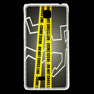 Coque LG F5 Scène de crime