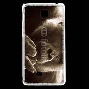 Coque LG F5 Singe faisant un fuck