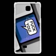 Coque LG F5 Clavier humour fuck you