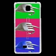Coque LG F5 Fuck fourchettes