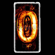 Coque LG F5 Zéro en feu
