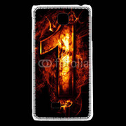 Coque LG F5 Un en feu