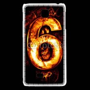 Coque LG F5 Six en feu