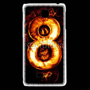 Coque LG F5 Huit en feu