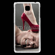 Coque LG F5 Homme sous escarpin 2