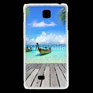 Coque LG F5 Plage tropicale