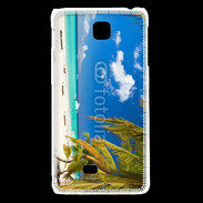 Coque LG F5 Plage paradisiaque des caraïbes