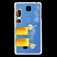 Coque LG F5 Jus d'orange sur la plage