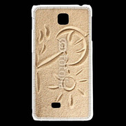 Coque LG F5 Soleil et sable sur la plage