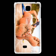 Coque LG F5 Pieds plage