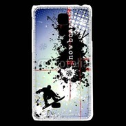Coque LG F5 Graffiti Ski