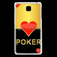 Coque LG F5 Poker 6