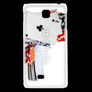Coque LG F5 Paire d'as au poker 5