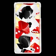 Coque LG F5 Carte et dés en folie