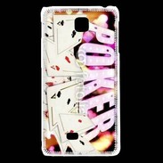 Coque LG F5 Poker and fire 1