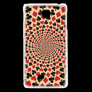 Coque LG F5 Spirale symboles de carte