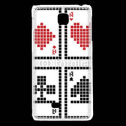 Coque LG F5 Pixel card