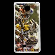 Coque LG F5 Départ course de Motocross