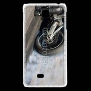 Coque LG F5 Roue en feu dragster 8