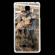 Coque LG F5 Moto cross dans la boue 15