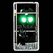 Coque LG F5 Œil vert Alien