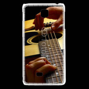 Coque LG F5 Guitare sèche