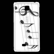 Coque LG F5 Portée de notes