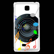 Coque LG F5 Enceinte de musique