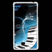 Coque LG F5 Abstract piano