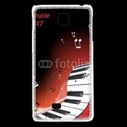 Coque LG F5 Abstract piano 2