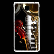 Coque LG F5 Mélange d'instruments de musique