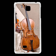 Coque LG F5 Violon et violoncelle 1