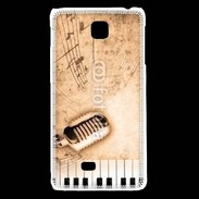 Coque LG F5 Dirty music background