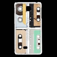 Coque LG F5 Music audio tape vintage