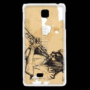 Coque LG F5 Illustration trompettiste 