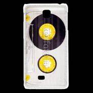 Coque LG F5 Cassette audio transparente 1