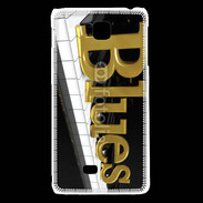 Coque LG F5 Blue Jazz panio