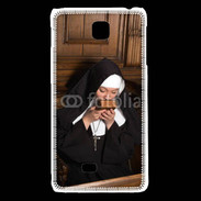Coque LG F5 Nonne en prière 2